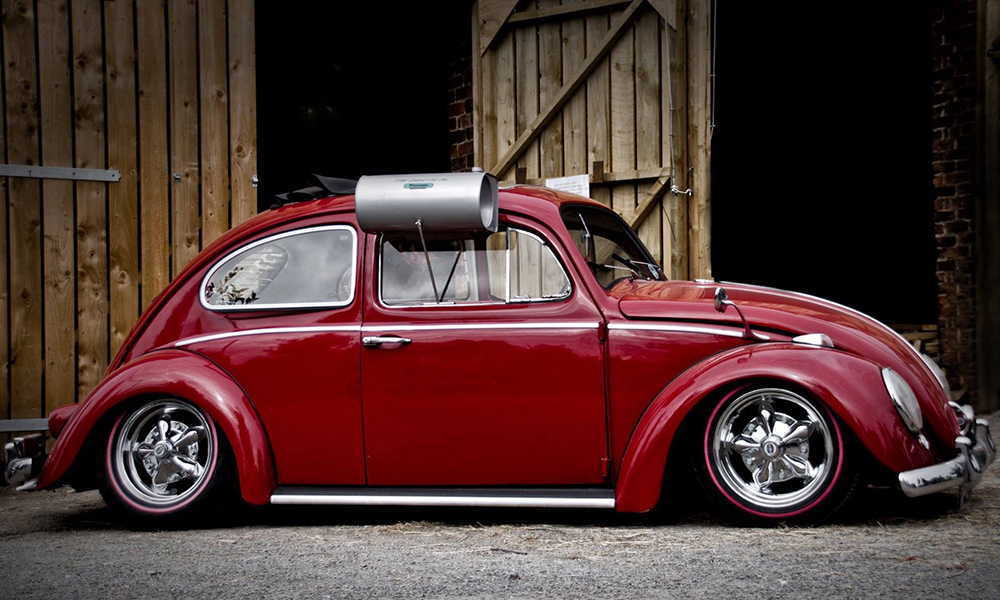 Red VW Volkswagen Beetle