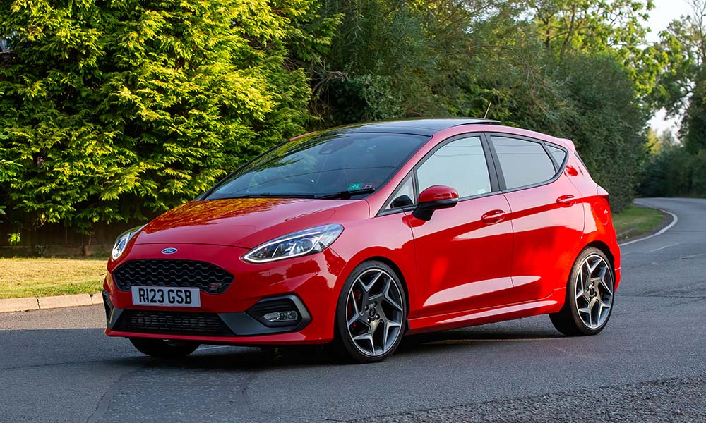 Red Ford Fiesta