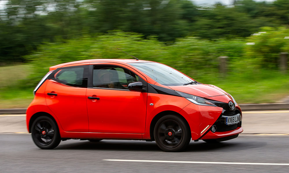 Red Toyota Yaris