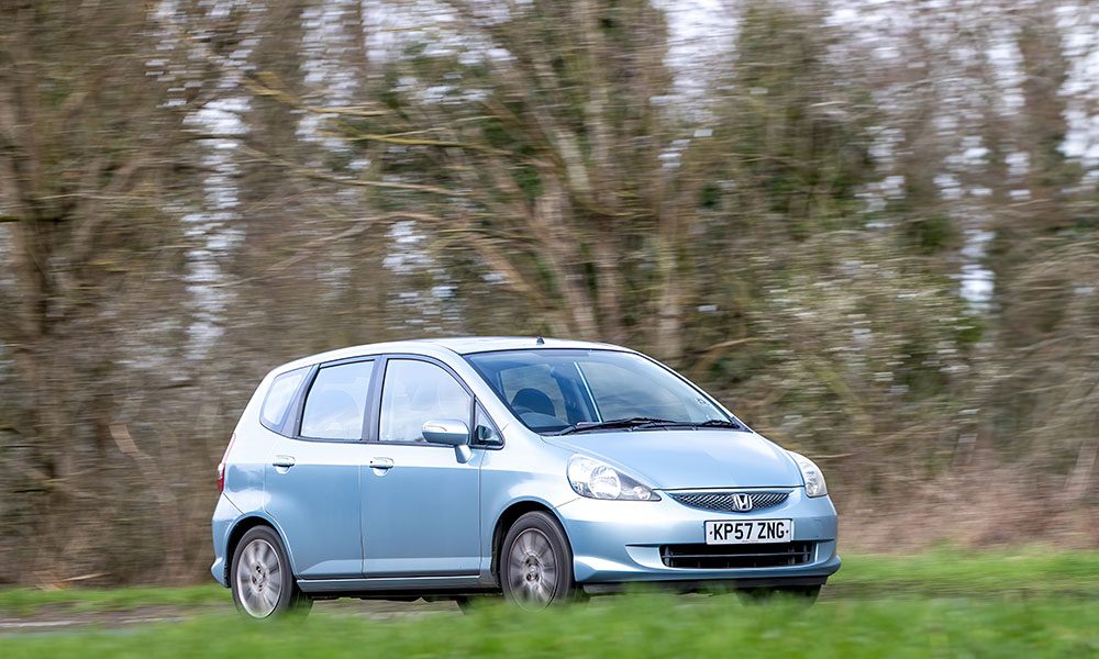 Honda Jazz light blue